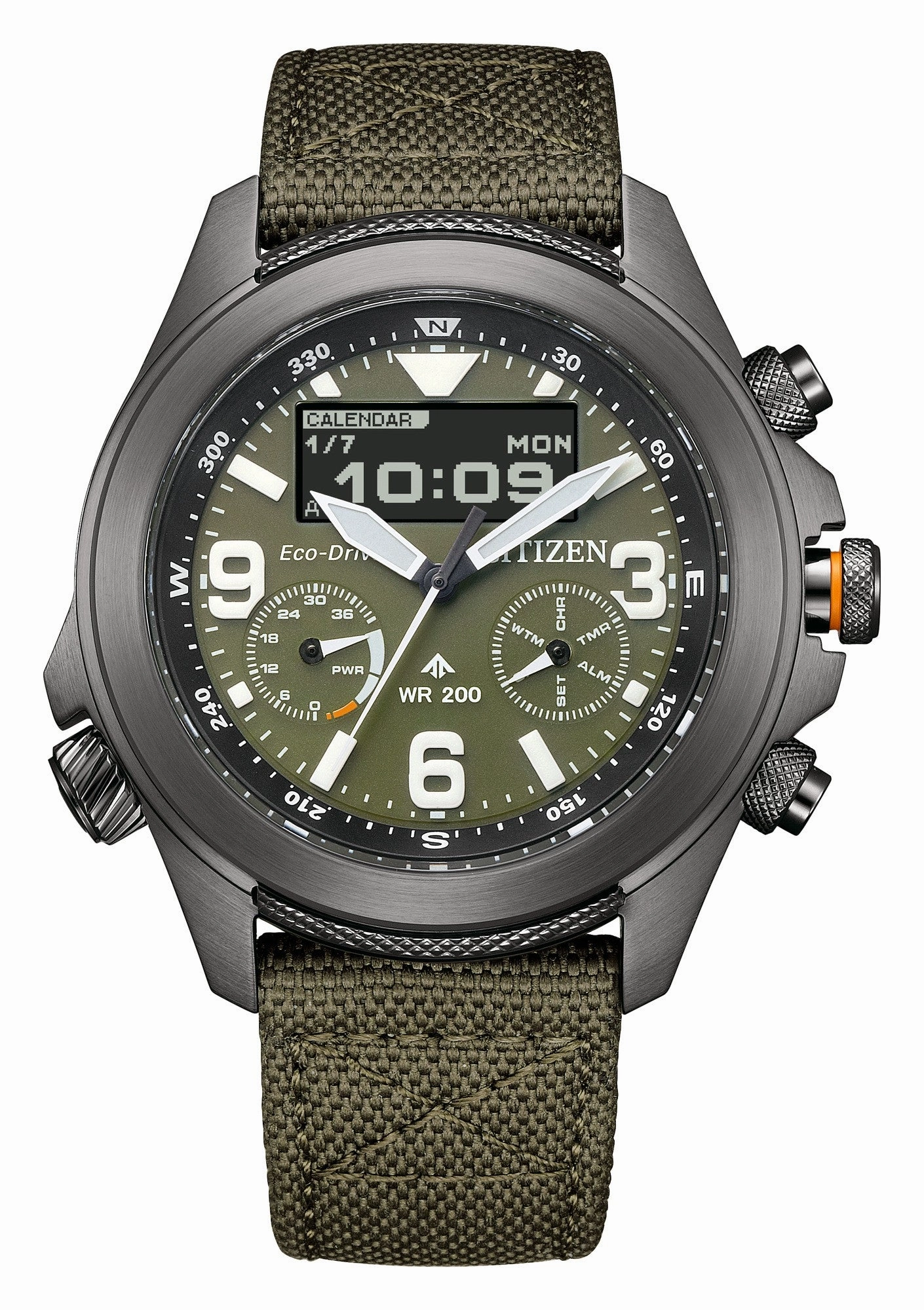 Citizen - JV1005-02W -Eco drive Pro Master Watch For Men