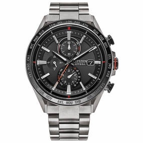 Citizen Attesa Radio Controlled Eco-Drive Titanium Watch AT8189-61E