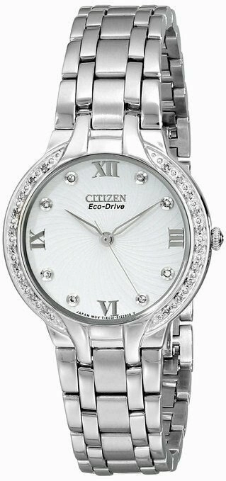 Citizen Eco-Drive Bella Diamond Accented Em0120-58A -Womens Watch