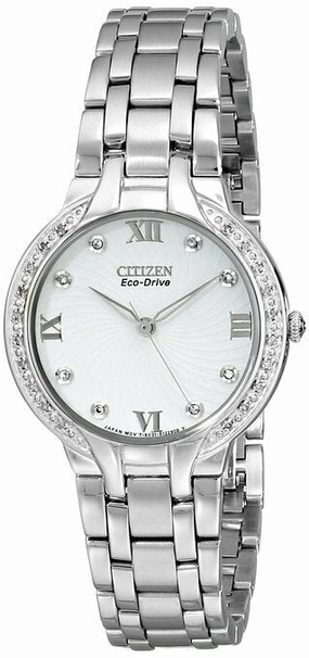 Citizen Eco-Drive Bella Diamond Accented Em0120-58A -Womens Watch