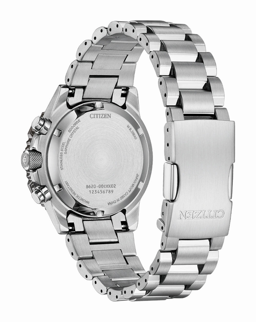 Citizen Eco-Drive Promaster Navihawk Green Dial Stainless Steel Watch CA4664-60W