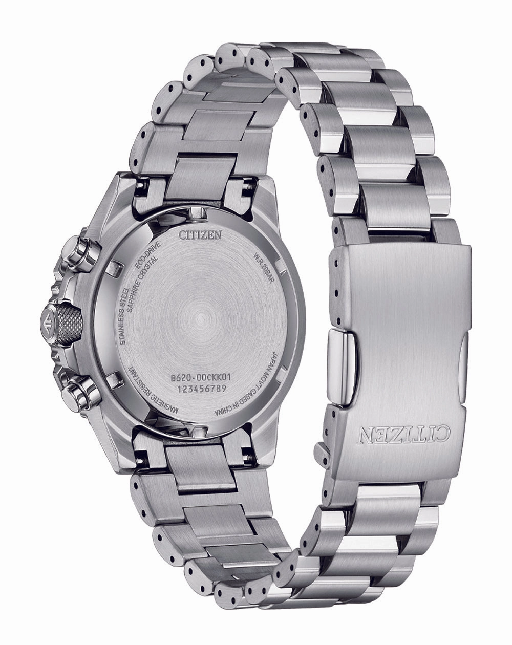 Citizen Eco-Drive Promaster Navihawk Silver Dial Stainless Steel Watch CA4660-61A