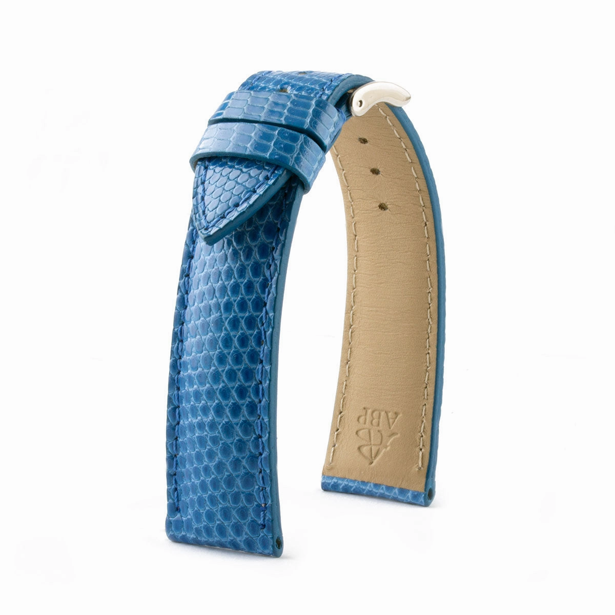 Classic "Essentials" watch band - Lizard leather band (black, blue, green...)