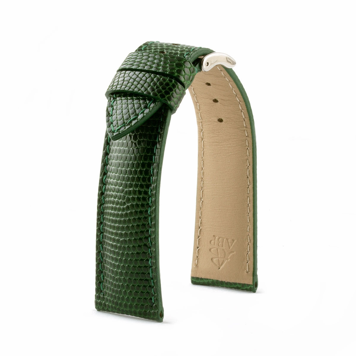 Classic "Essentials" watch band - Lizard leather band (black, blue, green...)