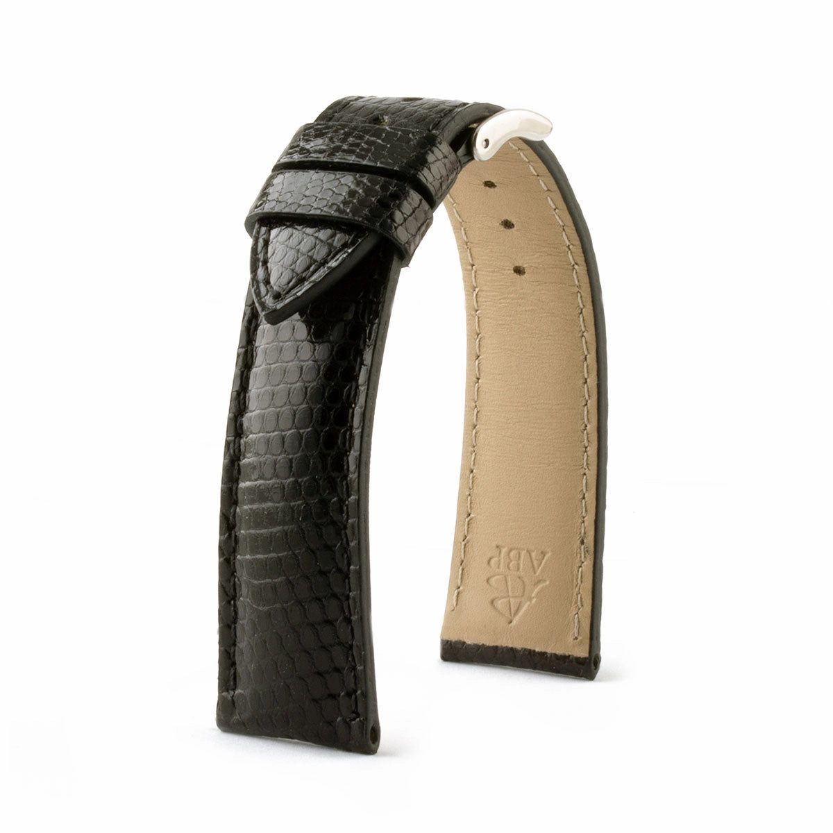 Classic "Essentials" watch band - Lizard leather band (black, blue, green...)