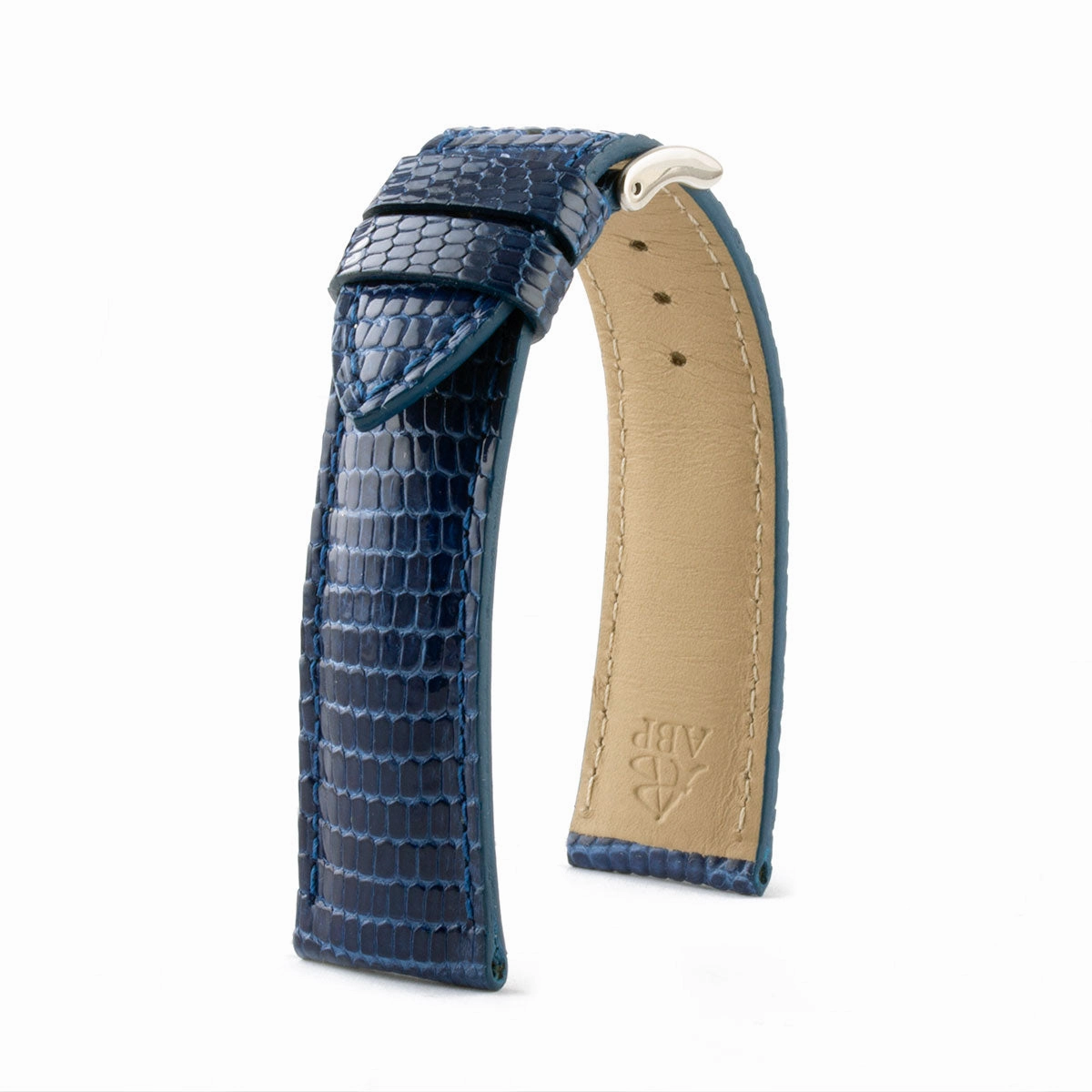 Classic "Essentials" watch band - Lizard leather band (black, blue, green...)