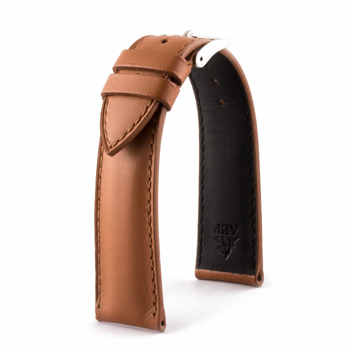 Classic "Essentials" watchstrap - Calf leather strap (black, brown, grey, blue, red, white)