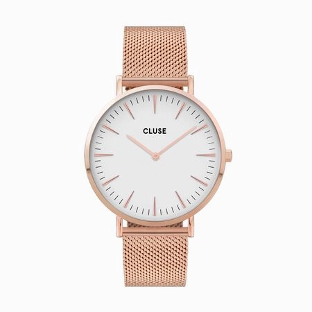 CLUSE Boho Chic Mesh Rose Gold Watch CW0101201001