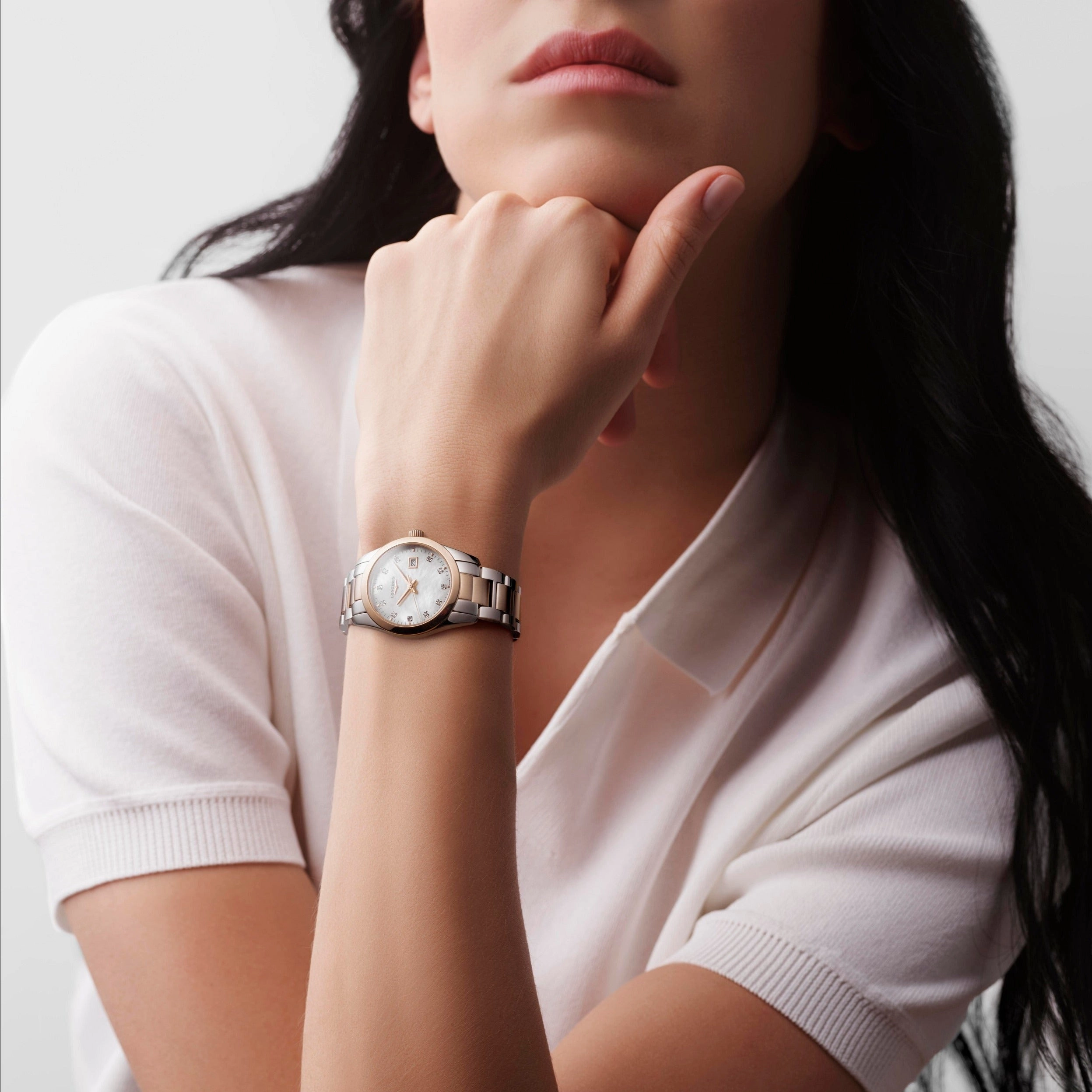 Conquest Classic Women Analog Stainless Steel Watch L22863877