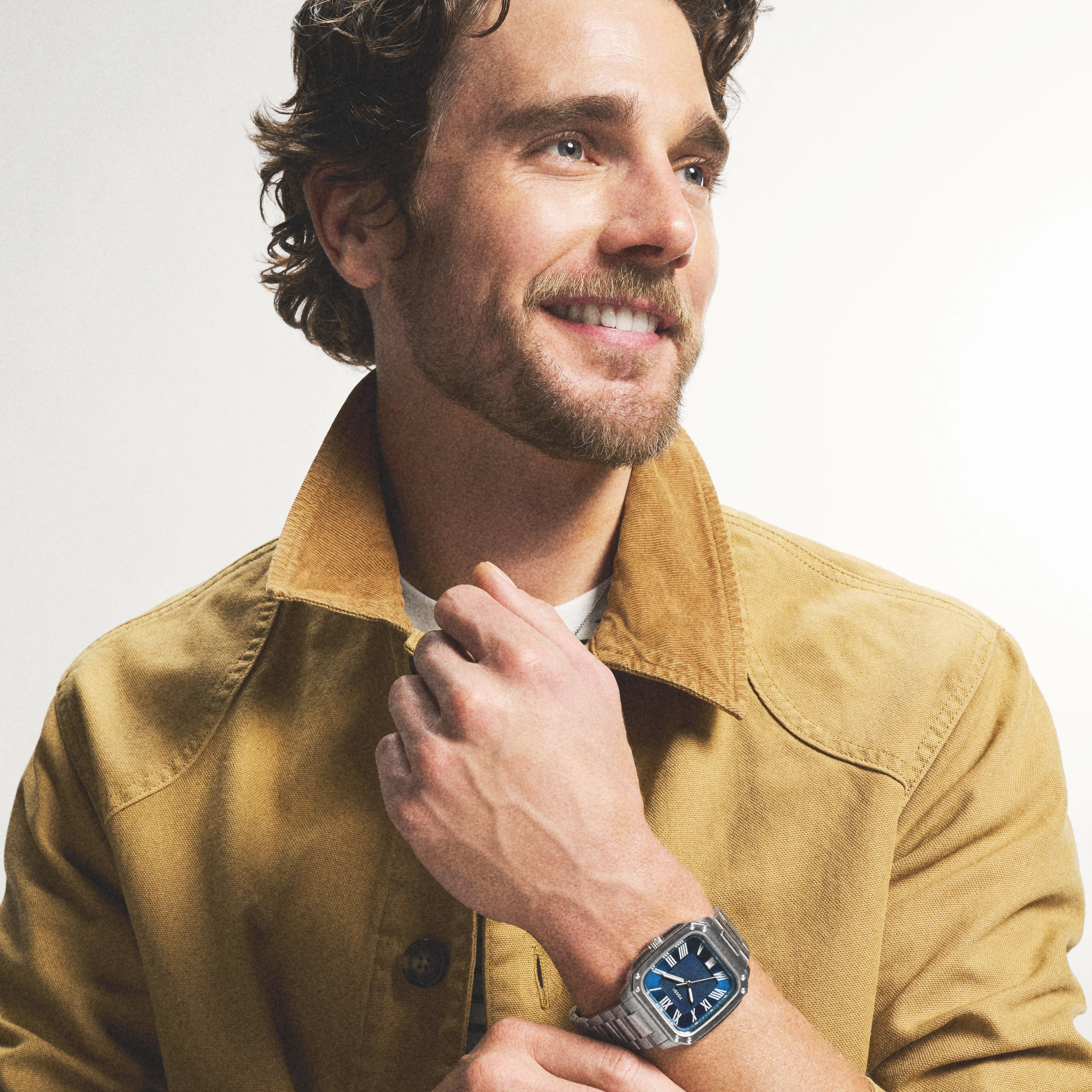 Crosby Three-Hand Date Stainless Steel Watch