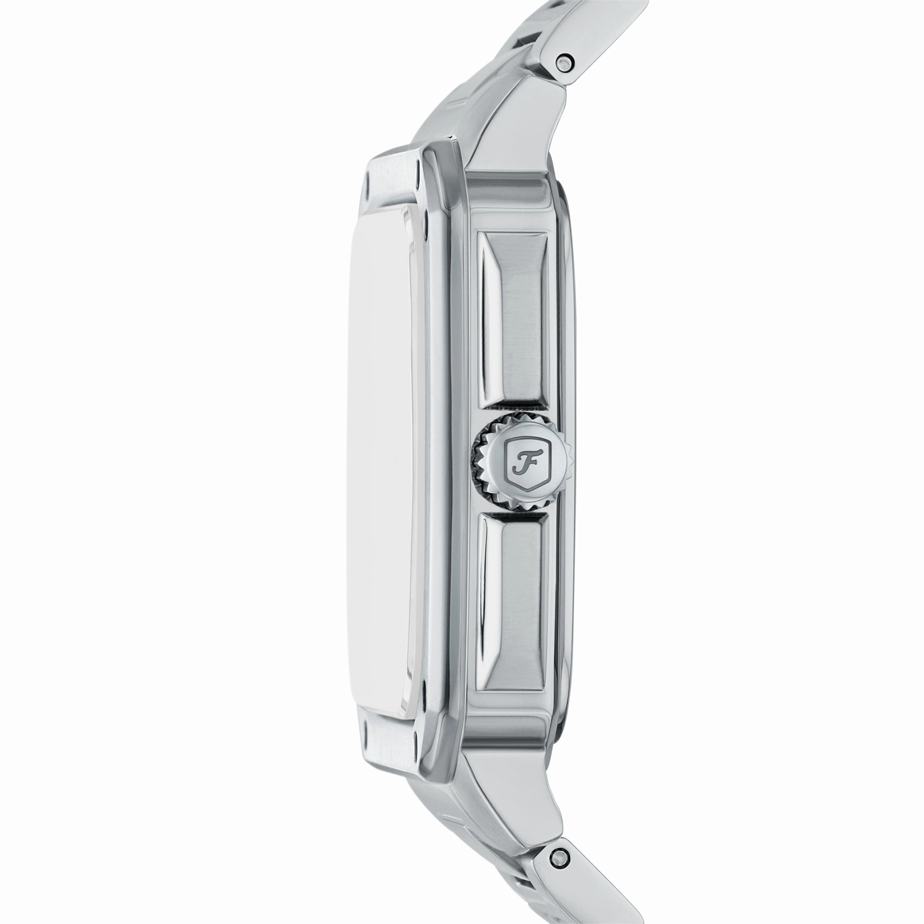 Crosby Three-Hand Date Stainless Steel Watch