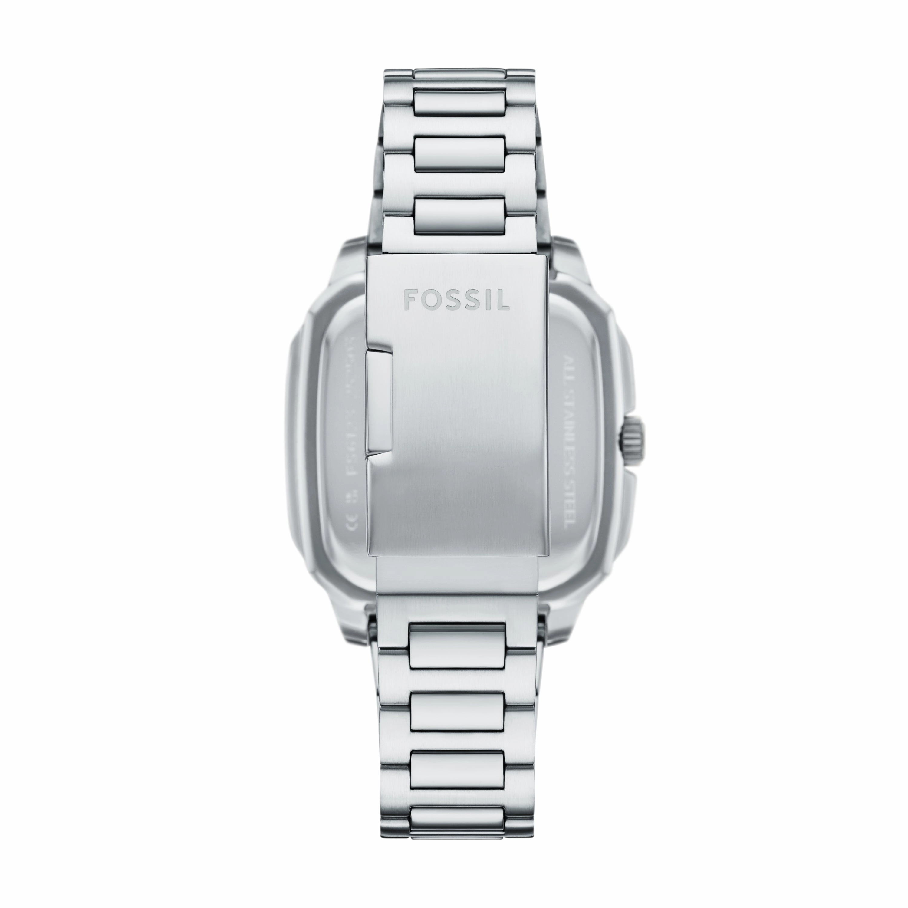 Crosby Three-Hand Date Stainless Steel Watch