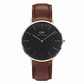 Daniel Wellington - Classic Black Bristol 40mm argento orologio uomo