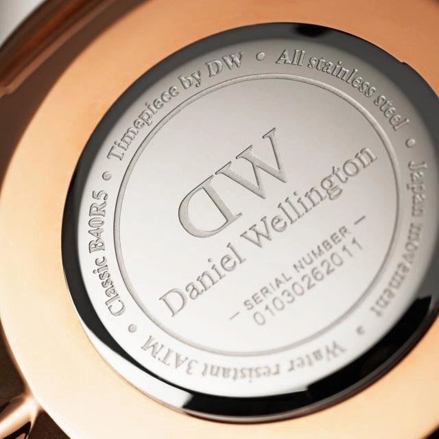 Daniel Wellington - Classic Black Sheffield 40mm oro rosato orologio uomo