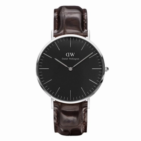 Daniel Wellington - Classic Black York 40mm argento orologio uomo