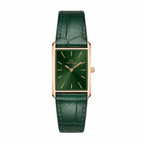 Daniel Wellington Bound Emerald Crocodile Sunray Rose Gold Watch 32x22mm