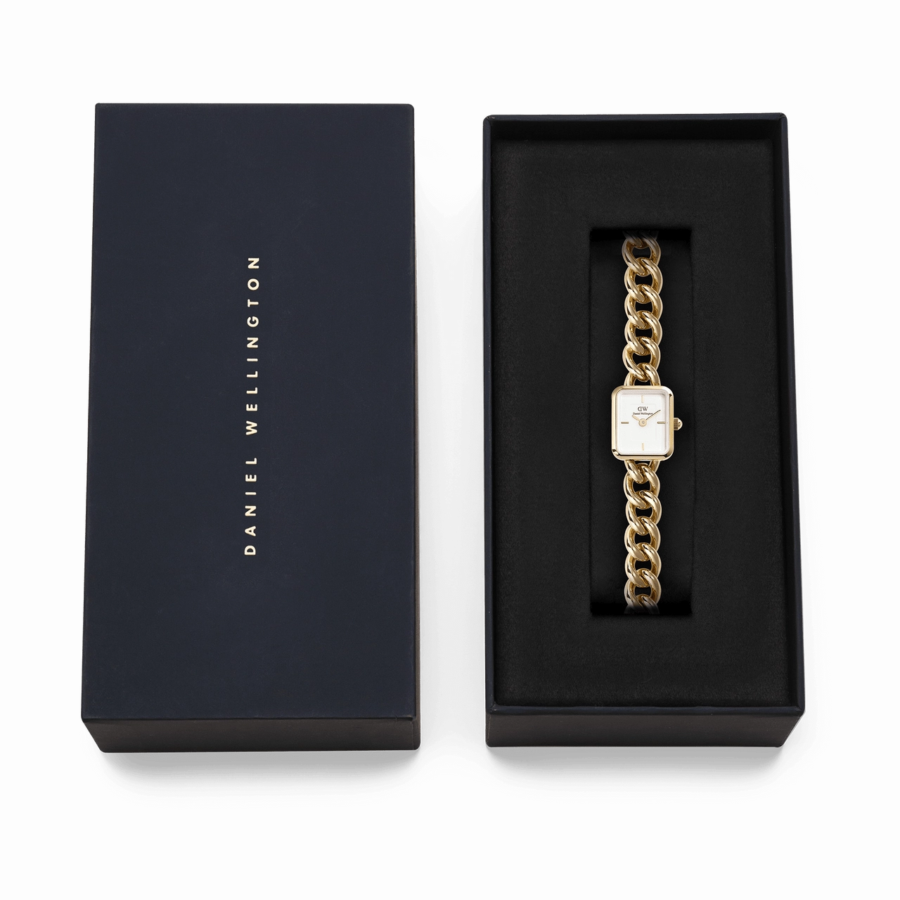 Daniel Wellington Jolie Gold Chain White Dial Watch DW00100836