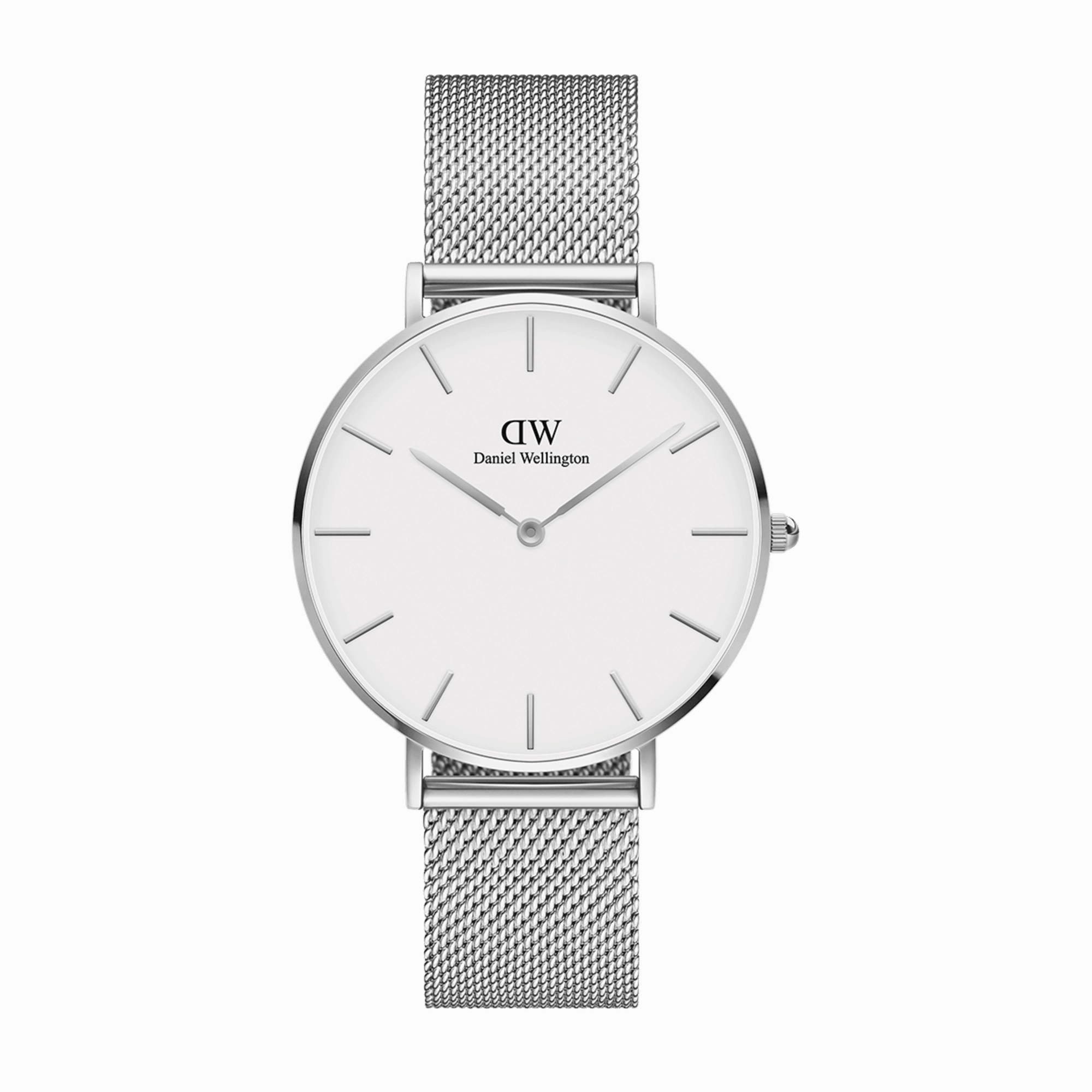 Daniel Wellington Petite 36mm Sterling White Dial Watch DW00100306