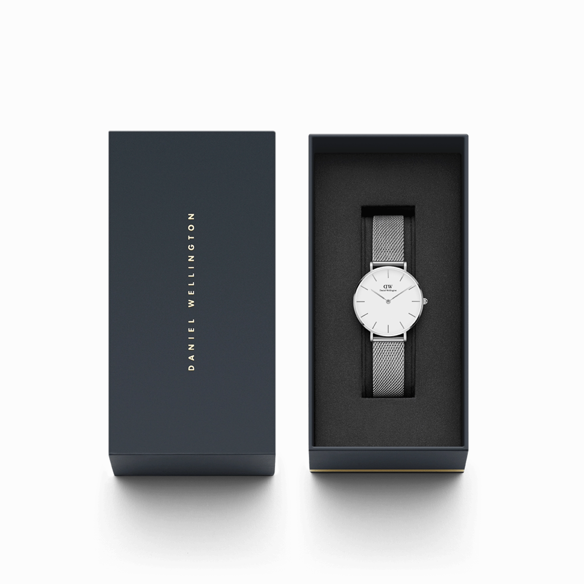 Daniel Wellington Petite 36mm Sterling White Dial Watch DW00100306