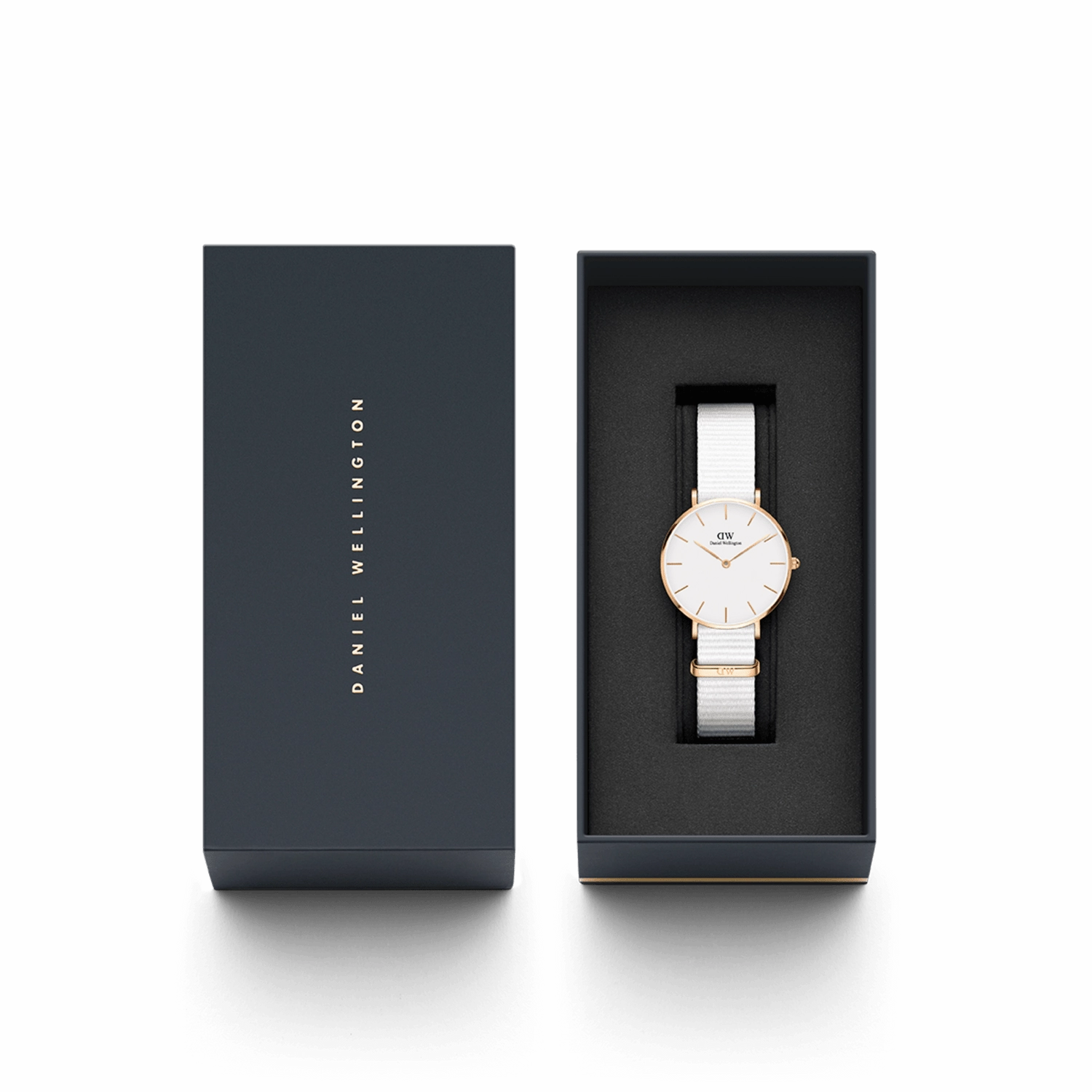 Daniel Wellington Petite Dover 28mm White Dial Watch DW00100313