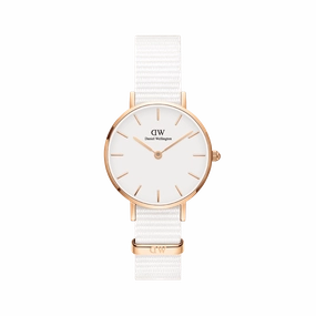 Daniel Wellington Petite Dover 28mm White Dial Watch DW00100313