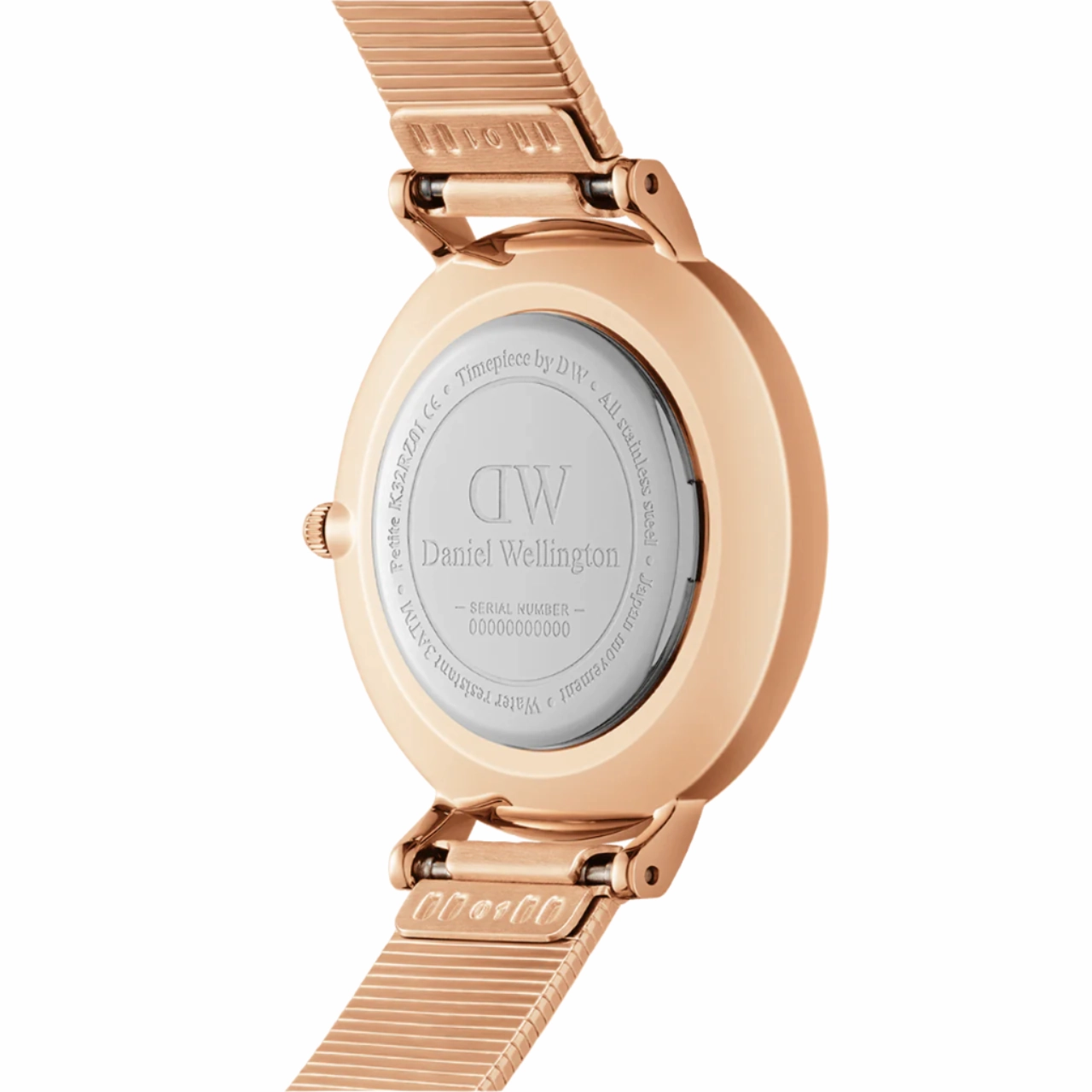 Daniel Wellington Petite Lumine Pressed White Dial Stainless Steel Watch DW00100590