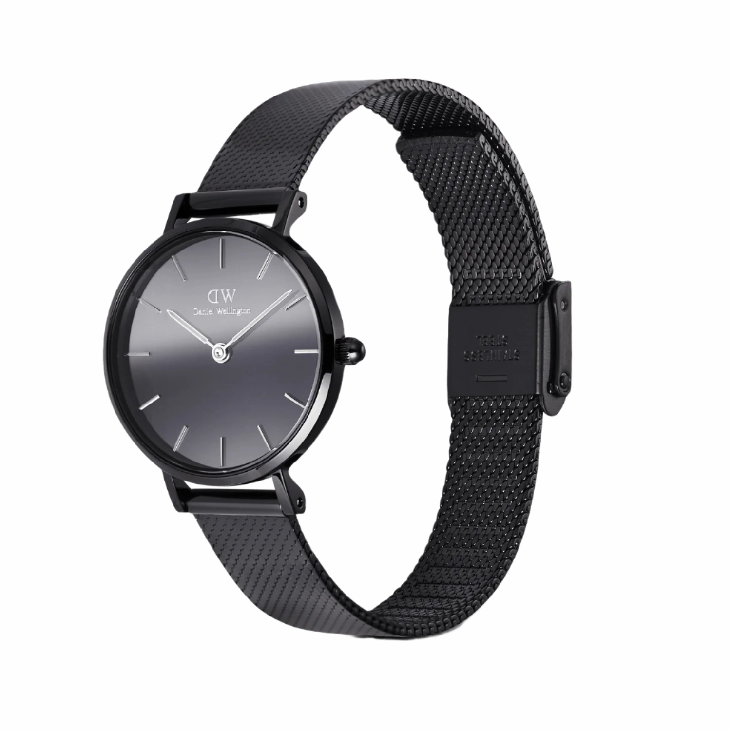 Daniel Wellington Petite Mirror Reflection Black Dial Watch DW00100798