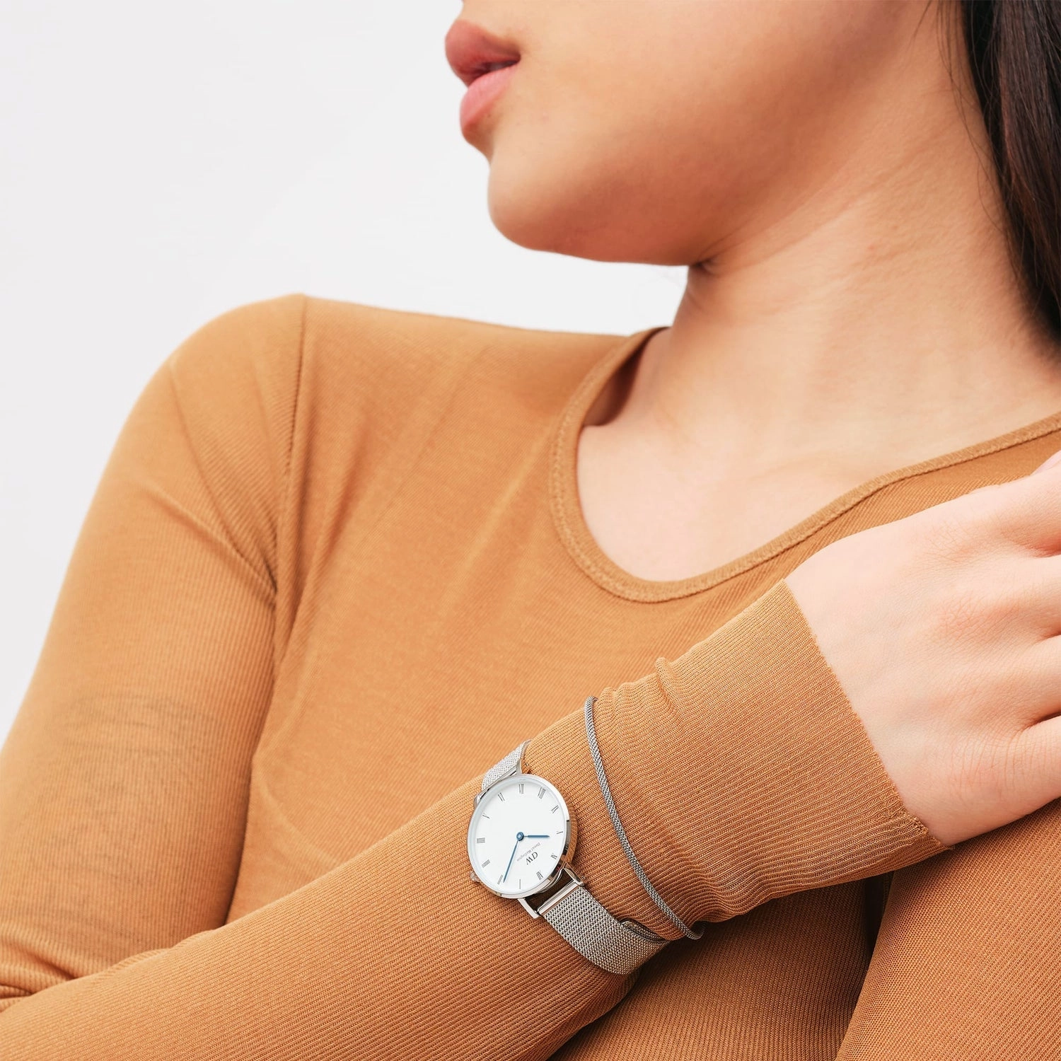 Daniel Wellington Petite Roman Numerals Sterling Watch DW00100684