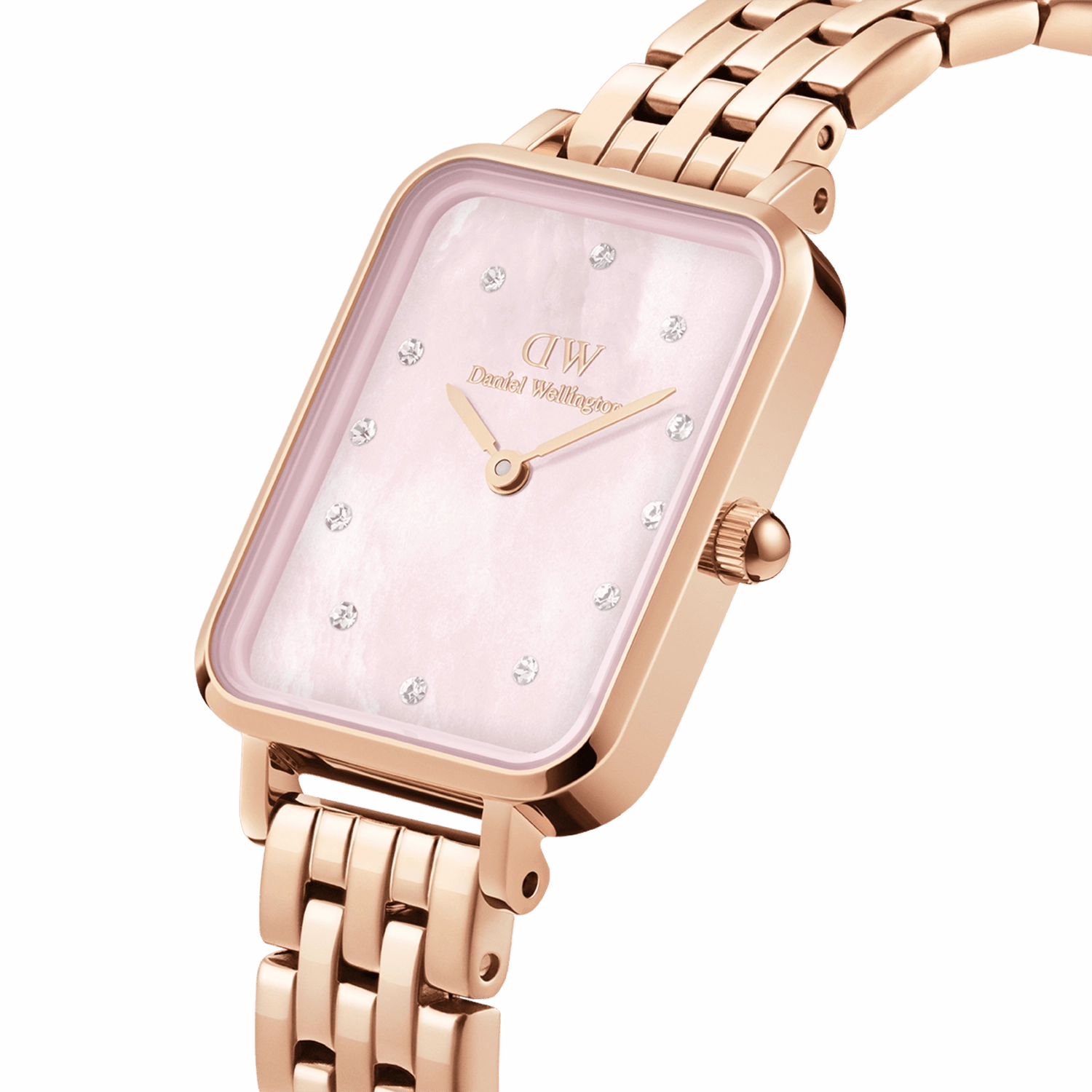 Daniel Wellington Quadro Lumine 5-Link Melrose 20X26 Watch DW00100621