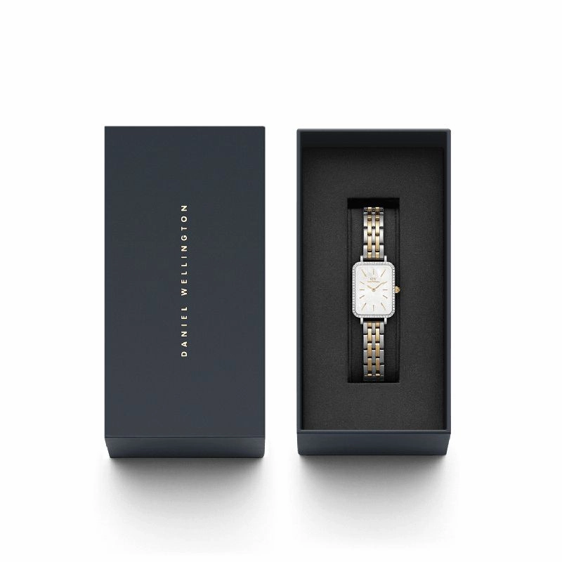 Daniel Wellington Quadro Lumine Bezel Two-Tone MOP 26mm