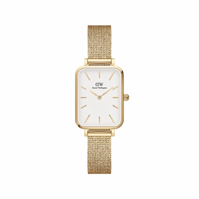Daniel Wellington Quadro Pressed Evergold Gold Watch 20x26mm