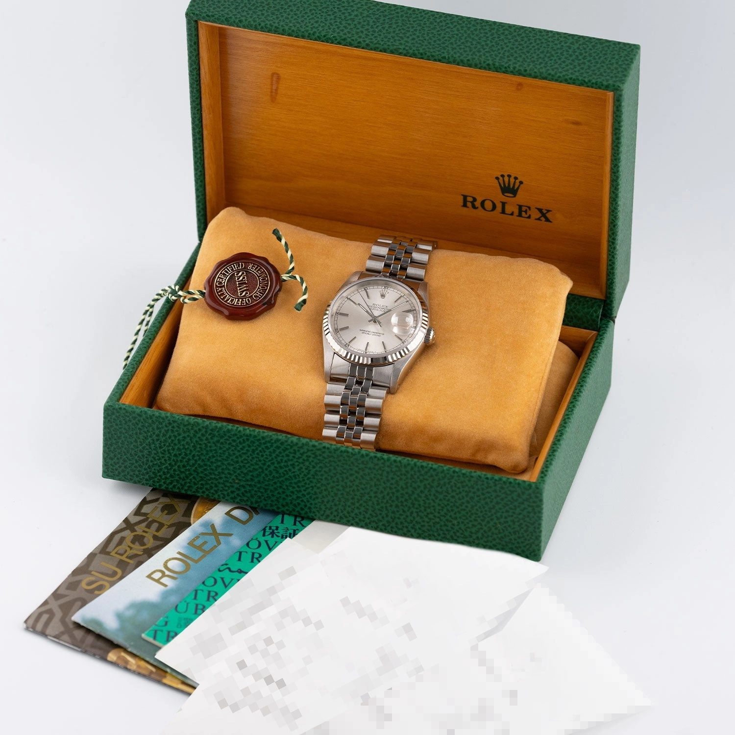 Datejust 36mm Silver Dial 1991 - 16234
