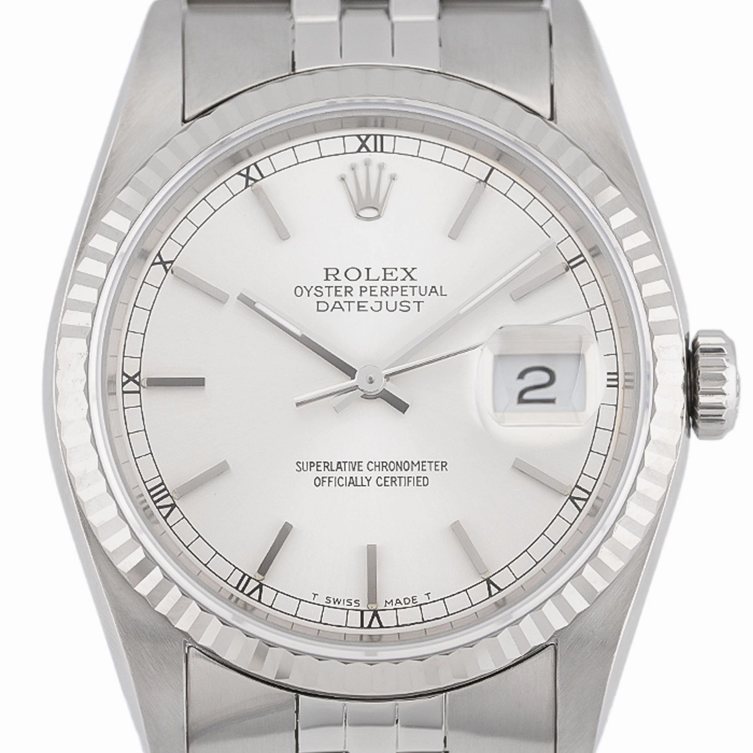 Datejust 36mm Silver Dial 1991 - 16234