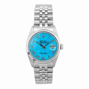 Datejust 36mm Turquoise Roman Marble Dial 1983 - 16014