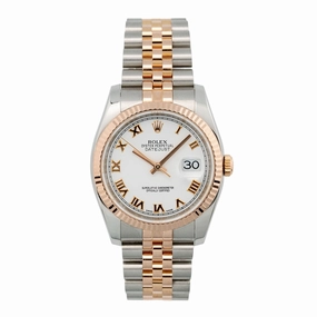 Datejust 36mm White Roman Dial 2018 Jubilee - 116231
