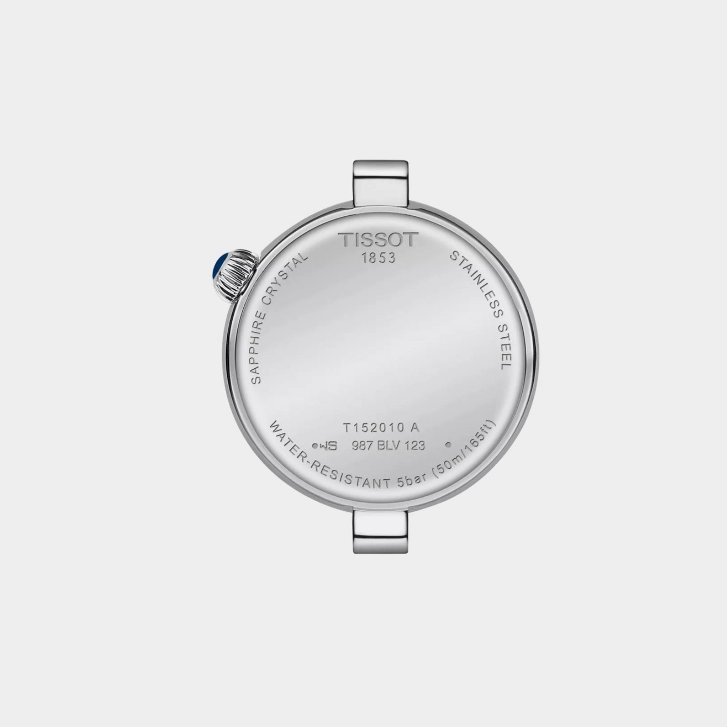 Desir Women Quartz Silver And Blue Dial Analog Leather Watch T1520101603801