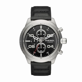 DIESEL DZ4439 Padlock Stainless Steel Black Men's watch