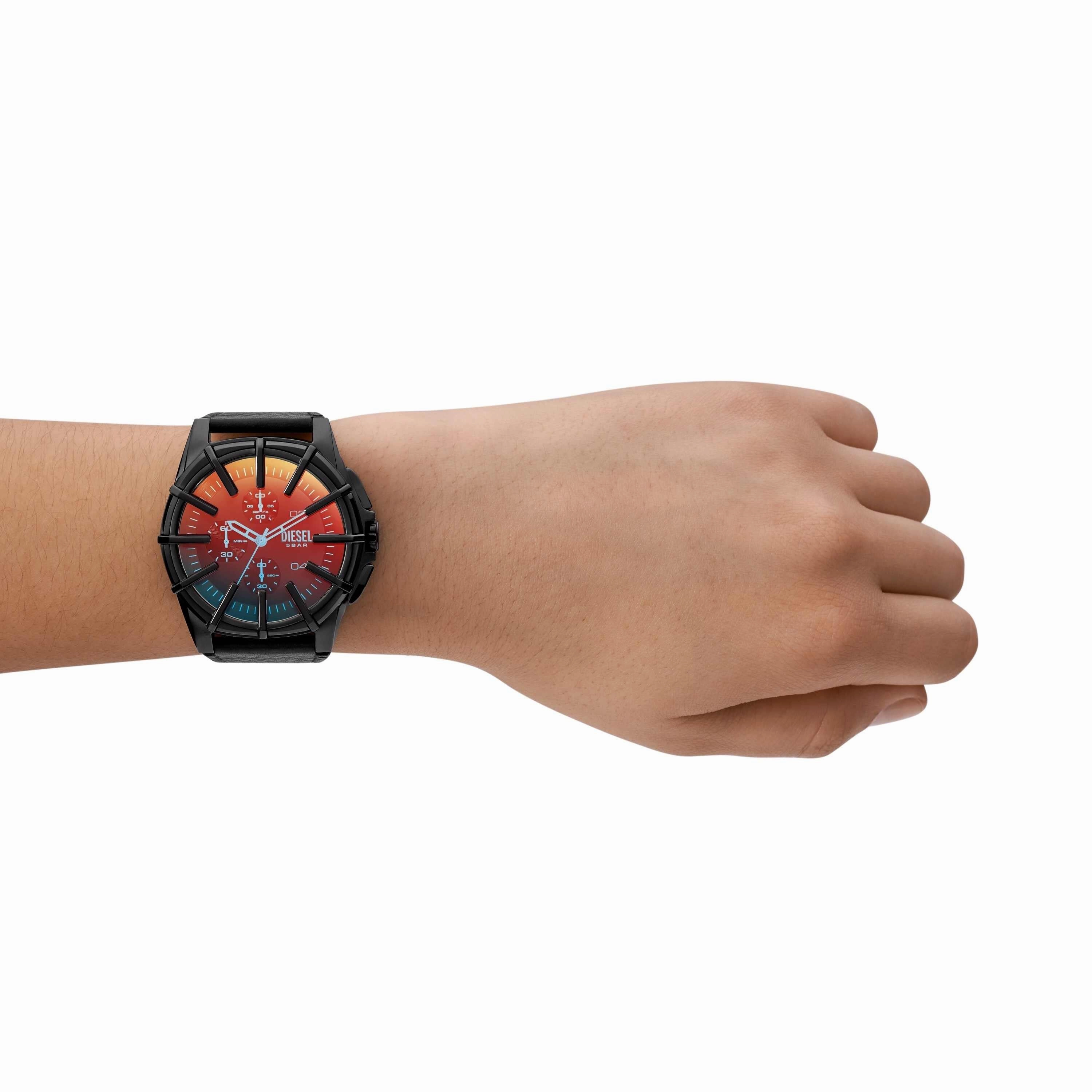 Diesel Framed Black Chronograph Watch DZ4658