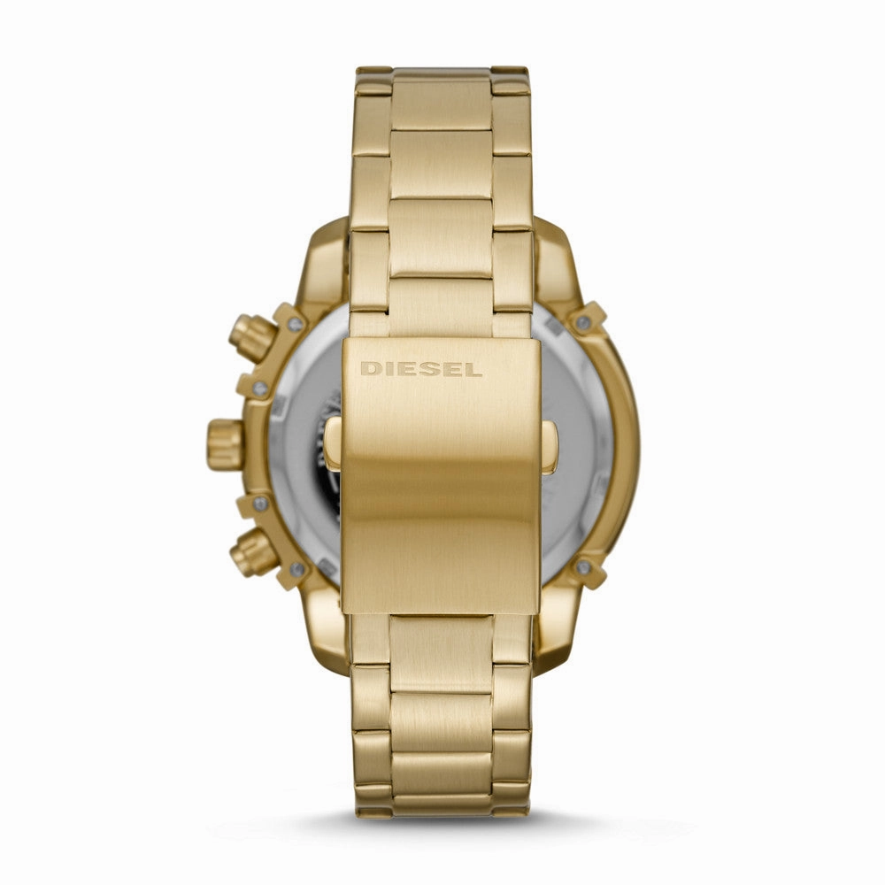 Diesel Griffed Chronograph Gold-Tone Stainless Steel Watch DZ4522