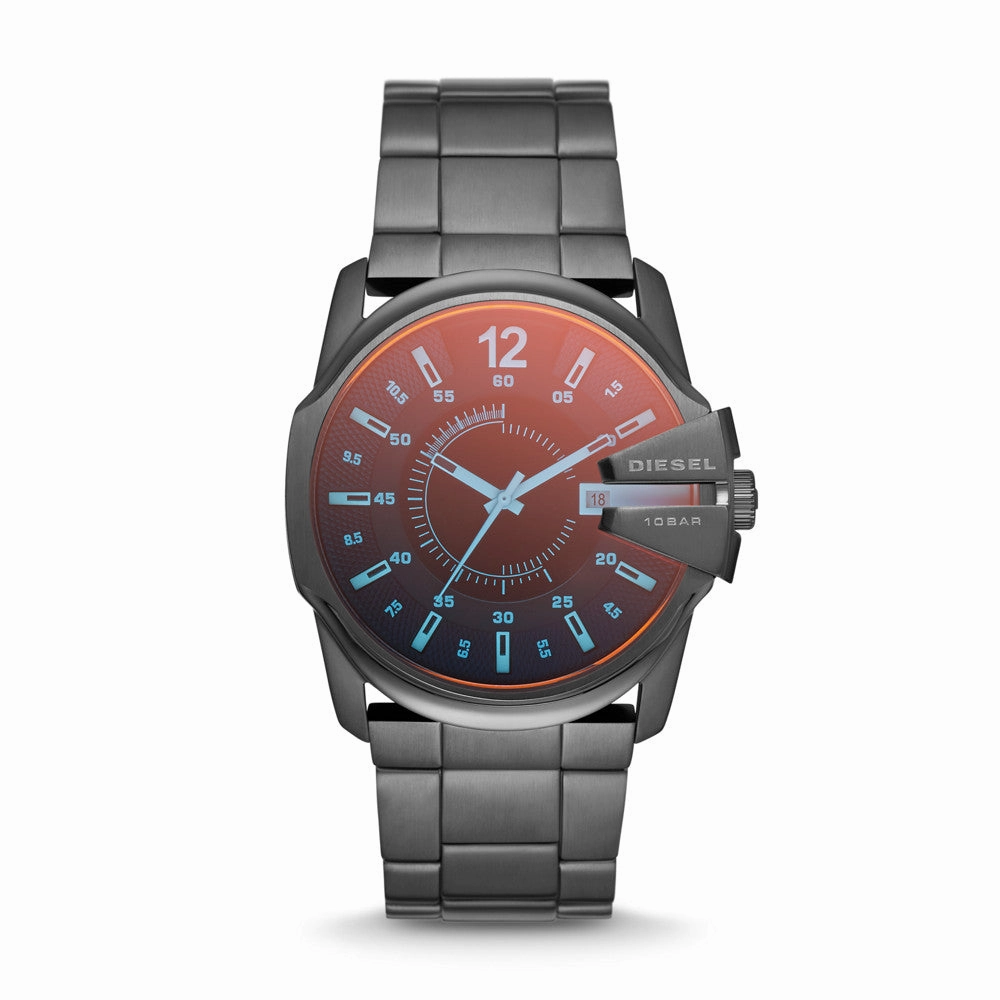 Diesel Master Chief Chronograph Gunmetal-Tone Stainless Steel Watch DZ1965