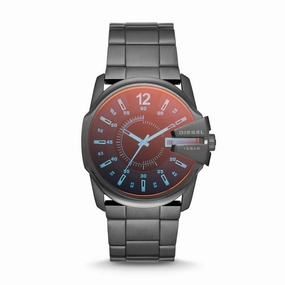 Diesel Master Chief Chronograph Gunmetal-Tone Stainless Steel Watch DZ1965