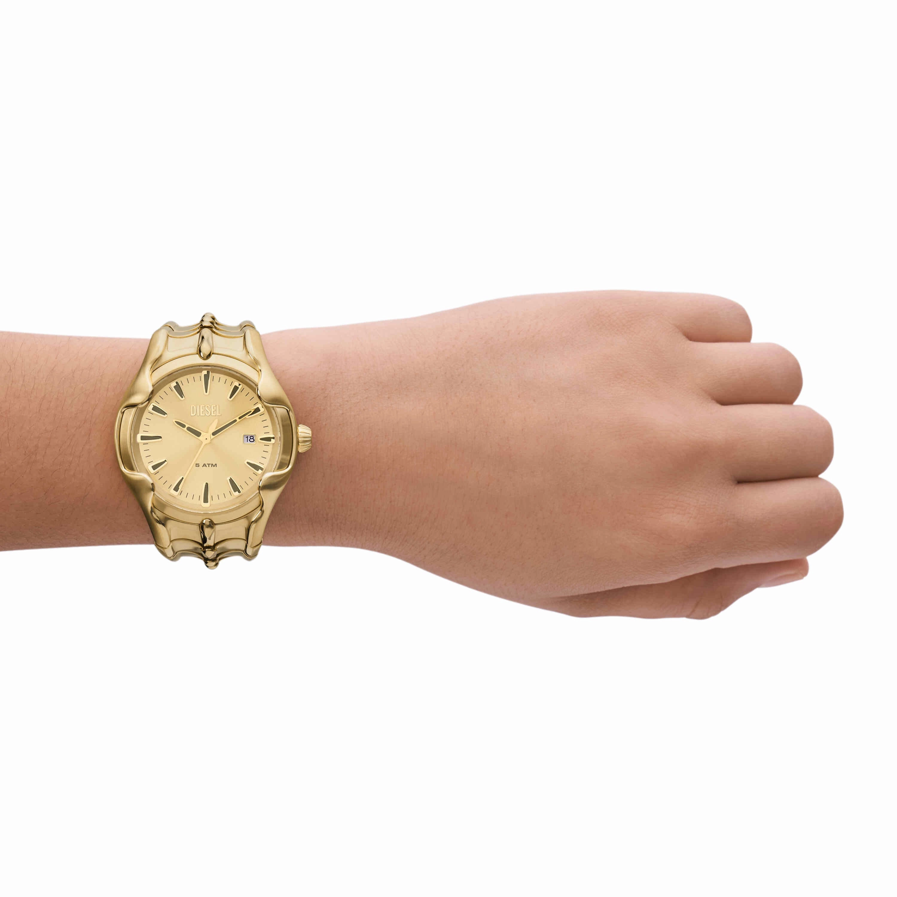 Diesel Vert Gold Tone Analogue Watch DZ2186