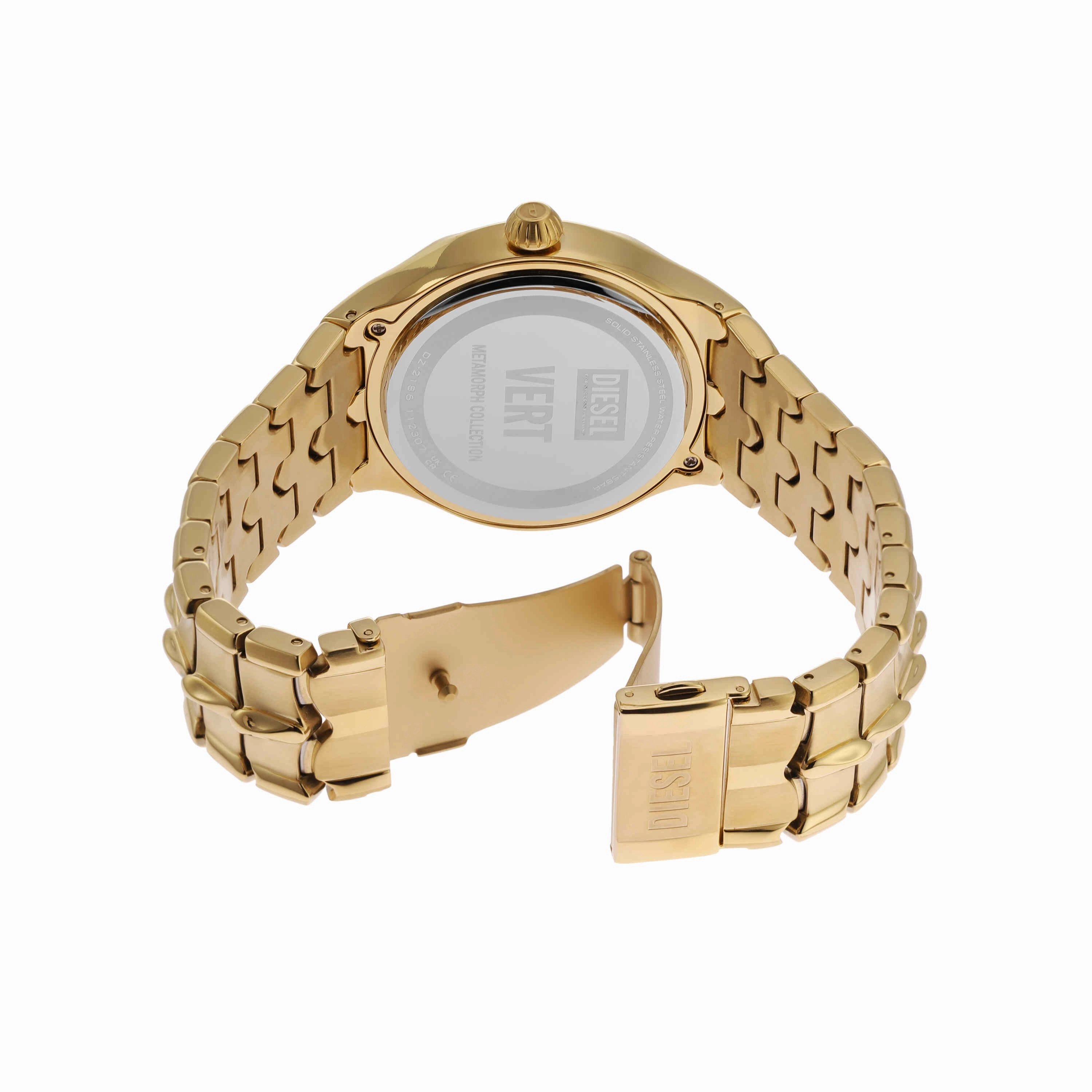 Diesel Vert Gold Tone Analogue Watch DZ2186