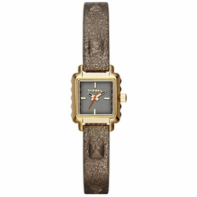 Diesel Women's Watch - Ursula Quartz Grey Dial Brown Genuine Leather Strap | DZ5478