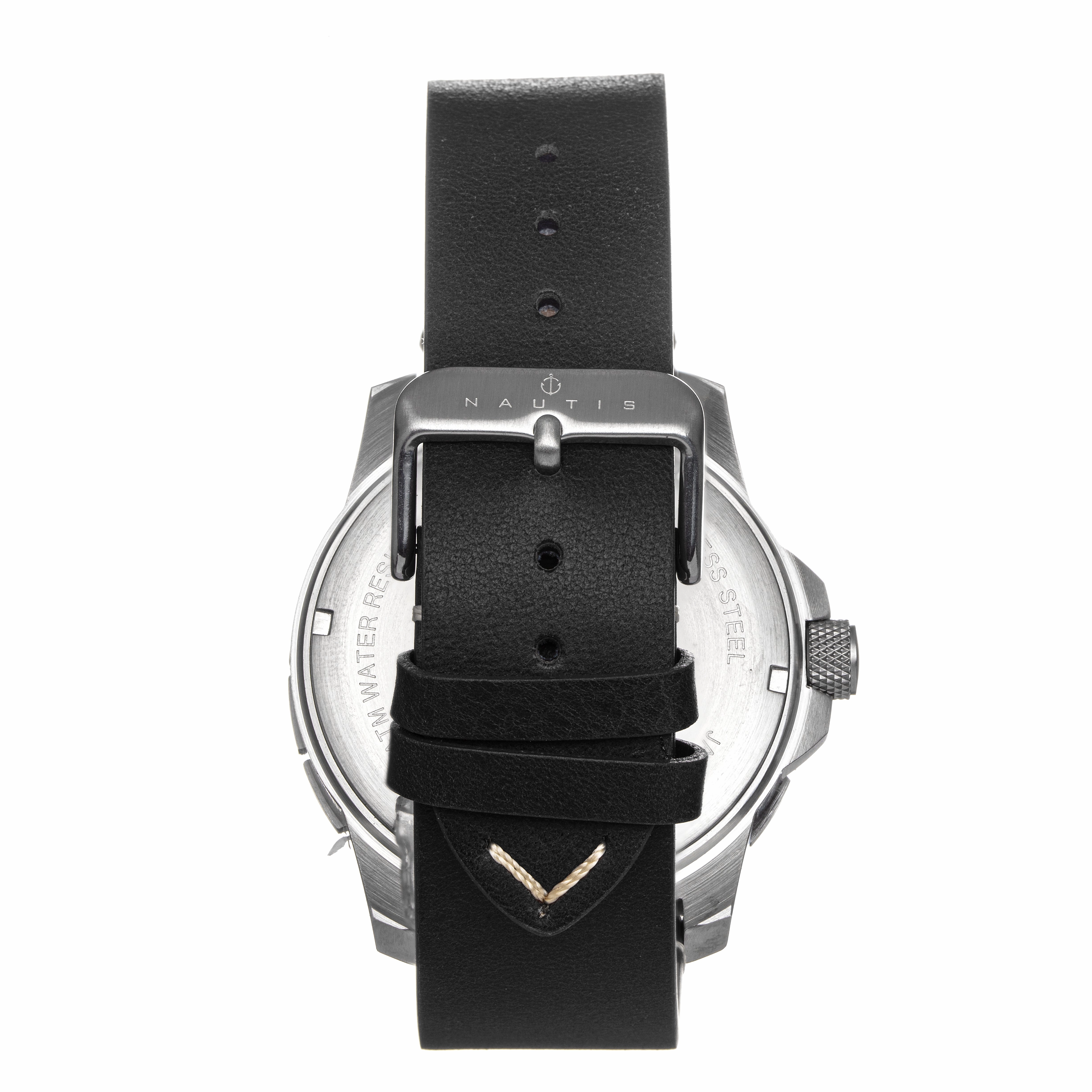 Dive Pro 200 Leather-Band Watch with Date