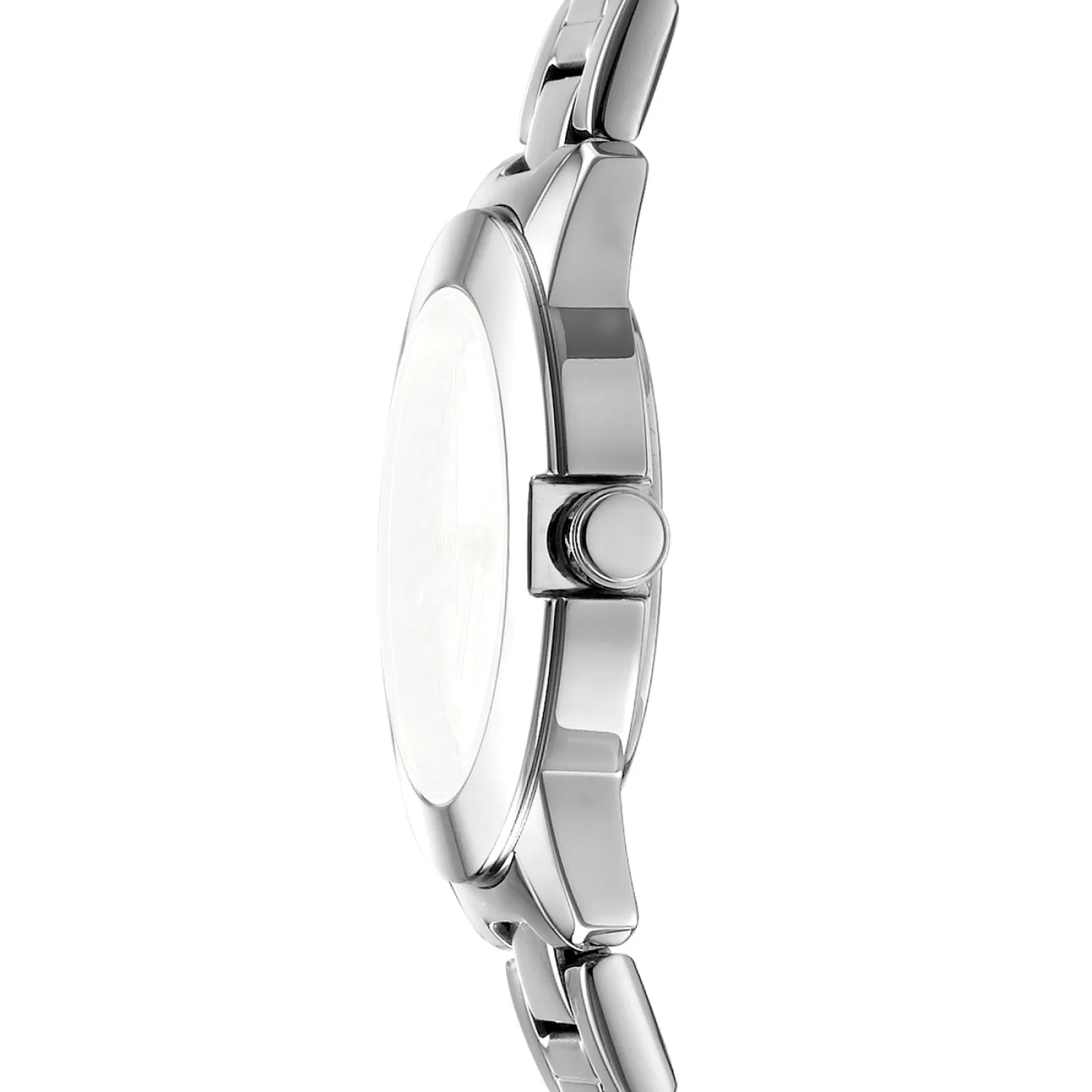 DKNY Park Ave Logo Silver Dial Stainless Steel Watch DK1L021M0035