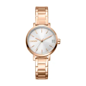 DKNY Soho Glitz Silver Dial Stainless Steel Watch DK1L038M0065