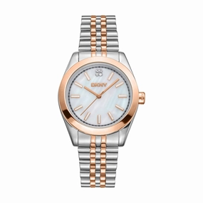 DKNY Nolita Midi White Dial Stainless Steel Watch DK1L029M0095