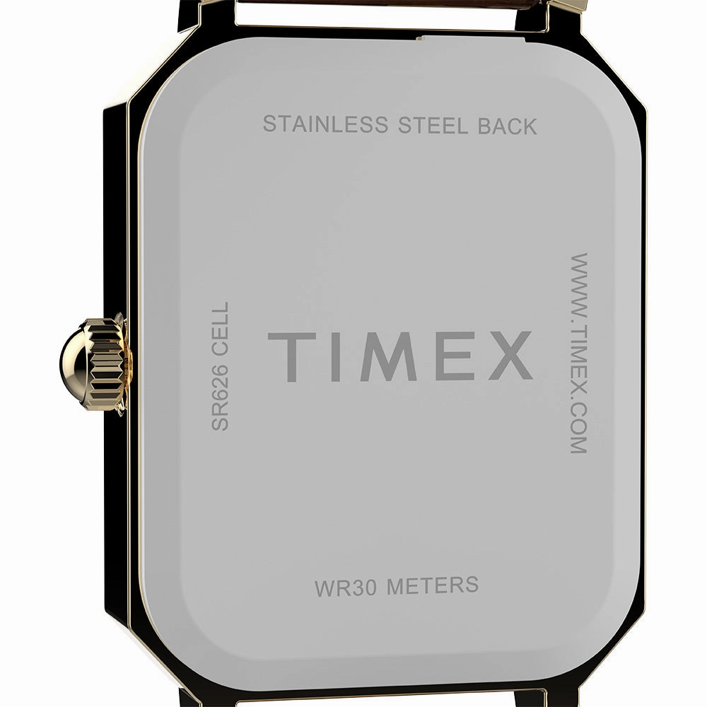Dress 3-Hand 21mm Leather Band