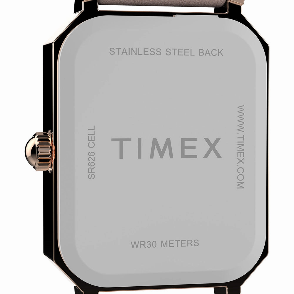 Dress 3-Hand 21mm Leather Band